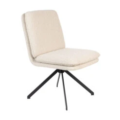 Zuiver Moderne Boucle Eetkamerstoel
