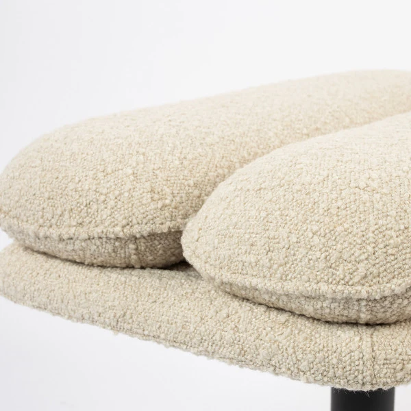 Zuiver Moderne Boucle Hocker - Afbeelding 7